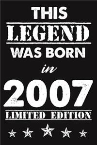 This Legend Was Born In 2007