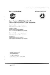 Crew Factors in Flight Operations X