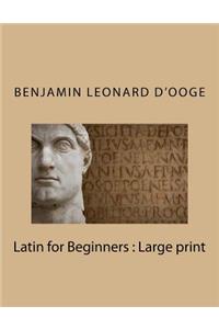 Latin for Beginners