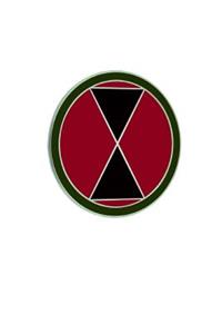 Full Color 7th Infantry Division Unit Patch U S Army Journal
