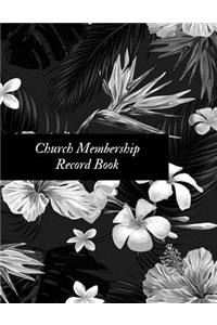 Church Membership Record Book