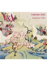 V&a - Japanese Silks Wall Calendar 2021 (Art Calendar)