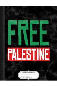 Free Palestine Composition Notebook