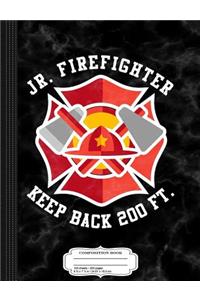 Kids Jr. Firefighter Fireman Composition Notebook