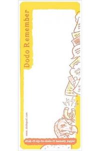 Dodo Remember Magnetic Notes and Lists Pad