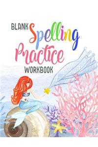 Blank Spelling Practice Workbook