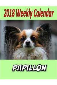 2018 Weekly Calendar Papillon