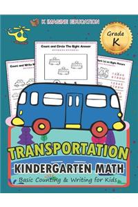 Transportation Kindergarten Math Grade K