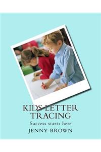 Kids letter tracing