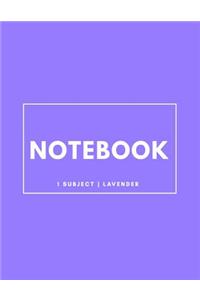 Notebook 1 Subject