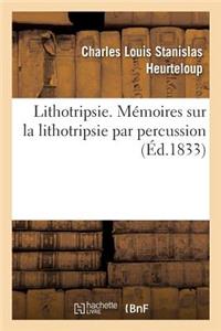 Lithotripsie