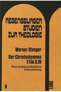 Der Christushymnus 1 Tim 3,16