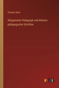 Allegemeine Pädagogik und kleinere pädagogische Schriften