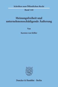 Meinungsfreiheit Und Unternehmensschadigende Ausserung