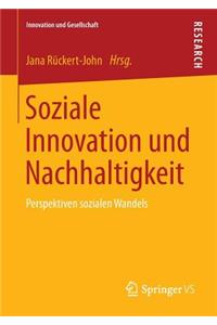 Soziale Innovation Und Nachhaltigkeit