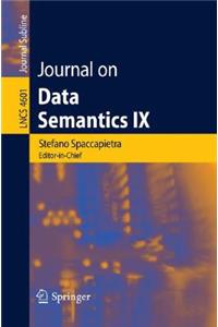 Journal on Data Semantics IX