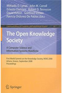 Open Knowledge Society: A Computer Science and Information Systems Manifesto