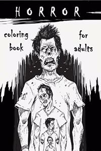 Horror Coloring Book for Adults