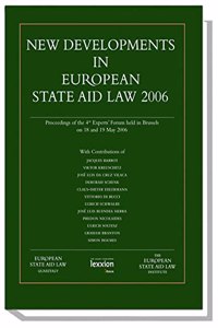 New Developments in European State Aid Law 2006