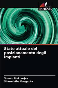 Stato attuale del posizionamento degli impianti