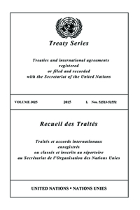 Treaty Series 3025 (English/French Edition)