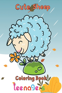 Cute Sheep Coloring Book Teenagers