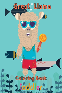 Great Llama Coloring Book toddler