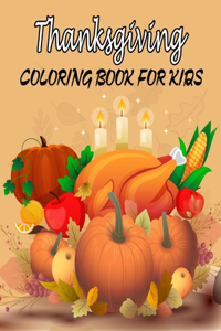 Thanksgiving Coloring Book For Kids