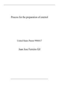 Process for the preparation of estetrol