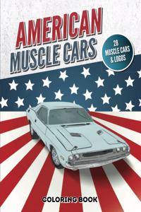 American Muscle Cars Coloring Book