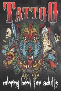 Tattoo Coloring Book For Adults
