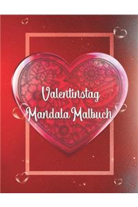 Valentinstag Mandala Malbuch