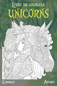 Libro da colorare - Economico - Animali - Unicorns