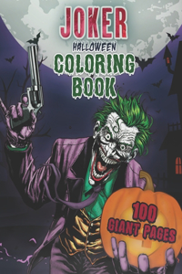 Joker Halloween Coloring Book