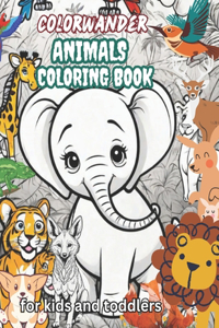 Animals coloring book for kids and Toddler