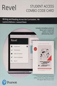 Revel for Writing and Reading Across the Curriculum -- Combo Access Card