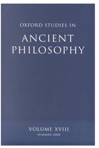 Oxford Studies in Ancient Philosophy