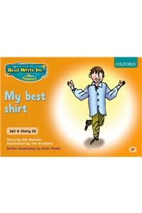 Read Write Inc. Phonics: Orange Set 4 Storybooks: My Best Shirt
