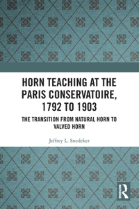 Horn Teaching at the Paris Conservatoire, 1792 to 1903