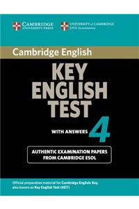 Cambridge Key English Test 4: With Answers