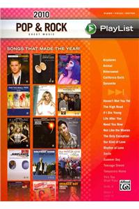 Pop & Rock Sheet Music Playlist 2010