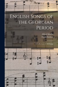 English Songs of the Georgian Period