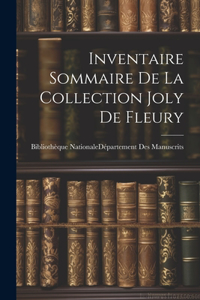 Inventaire Sommaire De La Collection Joly De Fleury