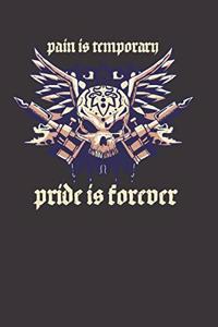 Fighter Warrior Inspirational Sayings Notebook Journal