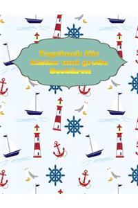 Tagebuch für kleine und große Seebären