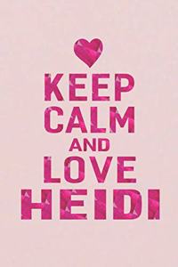 Keep Calm and Love Heidi