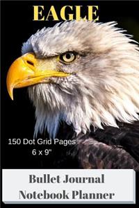 Eagle Bullet Journal Notebook Planner 150 Dot Grid Pages 6 X 9