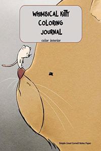 Whimsical Kitty Coloring Journal