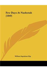 Few Days At Nashotah (1849)