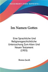 Im Namen Gottes